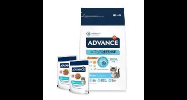 ADVANCE CAT KITTEN CHICKEN / RICE + 2 POUCHES CHICKEN