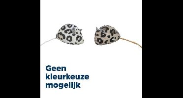 TRIXIE PLUCHE MUIS PANTERPRINT MET KATTENKRUID / CATNIP ASSORTI