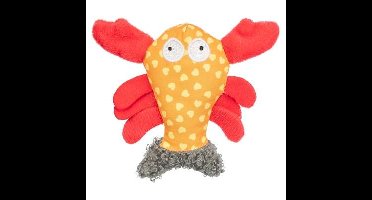 TRIXIE KREEFT STOF / PLUCHE MET KATTENKRUID / CATNIP ORANJE