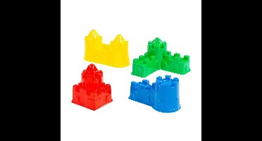 Kasteel Zandvormen 4 Stuks