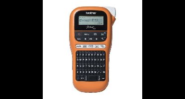 Draagbare Elektrische Labelmaker Brother PTE110VP LCD Oranje Zwart/Oranje