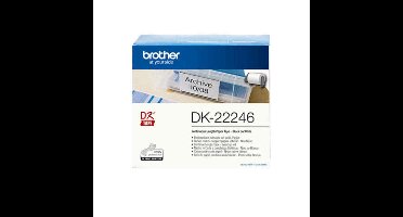 Printerlabels Brother DK22246 Wit Zwart