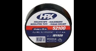 HPX Isolatietape Zwart 19mmx20m