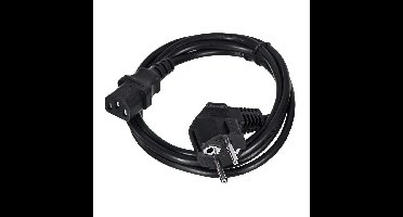 Gembird PC-186 electriciteitssnoer Zwart 1,8 m CEE7/4 C14 stekker