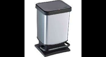 Rotho Paso Pedaalemmer 20L Zilver Metallic