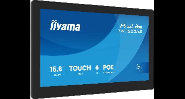 iiyama TW1623AS-B3P computer monitor 39,6 cm (15.6") 1920 x 1080 Pixels Full HD LED Touchscreen Zwart