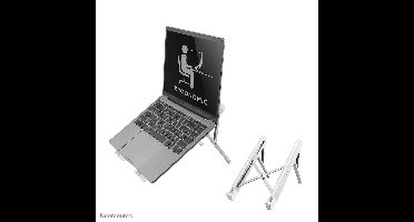 Neomounts NSLS010 Laptopstandaard 11-17" - opvouwbaar - compact - universeel