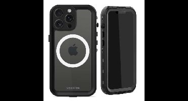 Mobilize MagSafe Compatible Waterproof Case Apple iPhone 15 Pro Max Clear/Black