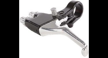 Remgreep links Mirage dubbele kabel - zwart/zilver (bulkverpakking)