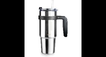 Beker met oor Ibili 669006 Grijs Roestvrij staal 580 ml