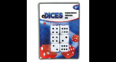 Dobbelset Dobbelstenen 6 Stuks