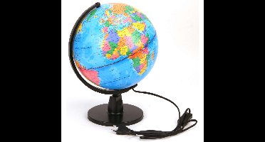 Globe met LED Licht Nederlands 25 cm