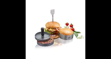 GEFU BBQ G-89494 - 3-delige hamburger set