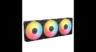 CORSAIR - RS120-R ARGB - Behuizingsventilator - 120 mm ARGB-ventilator - Set van drie