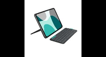 Toetsenbordhoes - Logitech - Flip Folio - Voor iPad en iPad Air 11-inch (M4 en M5) (M2 en M3) (5e generatie - 2024) - Grafiet