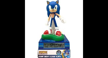 3D-wekker met lichtgevende figuur - KIDS LICENSING - Sonic - Geschikt voor kinderen vanaf 3 jaar