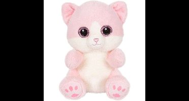 Pluche speelgoed - Pinky Cutydoos kat pluche speelgoed, poederroze - 23 cm