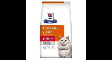 HILL'S PRESCRIPTION DIET Feline c/d Urinary Care Multicare Stress Droog kattenvoer Kip 3 kg