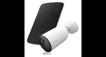 Batterij Wi-Fi camera CB3 (AOV) + Zonnepaneel 5200 mAh Wit