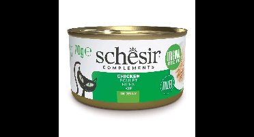 SCHESIR Chicken in jelly - nat kattenvoer - 70g