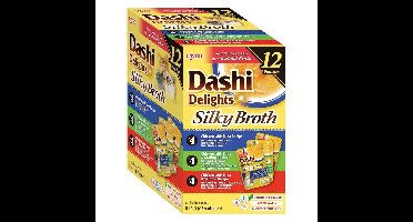 INABA Dashi Delights Silky Broth Chicken mix - nat kattenvoer - 12x40g