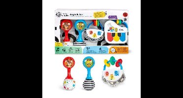 BABY EINSTEIN - Jingle & Jam Muzikale Babycadeauset met 3 muzikale speeltjes: mini-tambourine, 2 maracas en een babypiano
