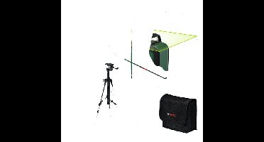BOSCH PLL 360-1 G lijnlaser - Inclusief TT120 statief, beschermhoes, gebruikershandleiding en batterijen