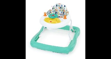 BRIGHT STARTS 2-in-1 Omvormbare en Opvouwbare Babyloopstoel - Licht en Geluid - Afneembaar Speeltje, Muziek, Verstelbare Hoogte