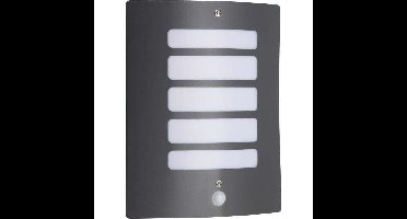 BRILLIANT Buitenwandlamp met TODD detector - E27 - 1x60W - Antraciet kleur