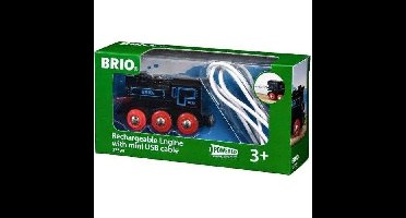 BRIO World - 33599 - Locomotief oplaadbaar