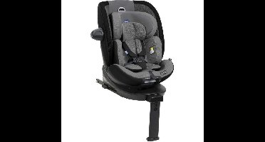 Autostoel - CHICCO - EVERONE - Groep 0/1/2/3 - I-Size - Draaibaar - Liggend - Verkleiner - Grijs Zwart