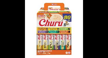 INABA Churu Chicken mix - Kattensnoepje - 80x14g