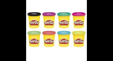 Play-Doh 8 potjes met felle kleuren, potjes van 85 g boetseerklei