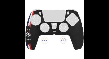 Beschermhoes voor DualSense PS5-controller - Konix - FFF - Siliconen - Duimsteun - Zwart