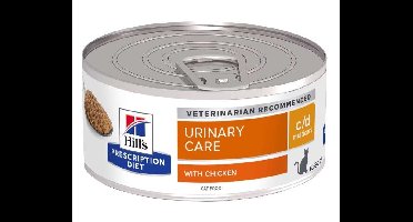 HILL'S Feline c/d Urinary Care Stew with Chicken - nat kattenvoer - 82 g