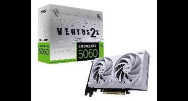 MSI GeForce RTX 5060 8G VENTUS 2X OC WHITE NVIDIA 8 GB GDDR7