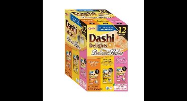 INABA Dashi Delights Delicate flakes Chicken mix - nat kattenvoer - 12x40g