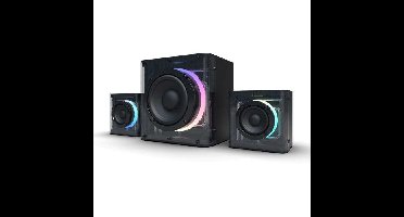 Gaming speakers - NOVA GAMING - Serpentis - RGB LED - Zwart