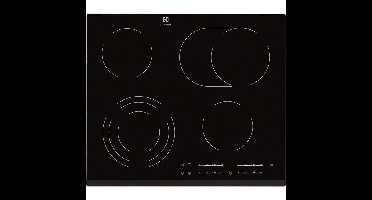Electrolux EHF6547FXK kookplaat Zwart Ingebouwd 4 zone(s)