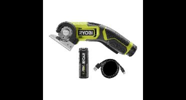 Mini -Sccie 4V - USB C -kabel - 1 batterij 2.0 AH - geleverd met 1 mes 38 mm