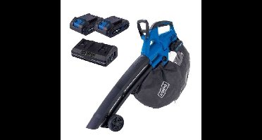 Scheppach BC-BLV720-X Accu-bladblazer - Set S2.5 - 210 km/u luchtstroom - 2 x 20V IXES accu's + 2,4 uur lader