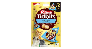 INABA Churu Tidbits Tuna - Kattensnoepje - 3x12g