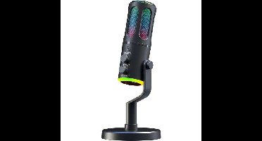 RGB-gamingmicrofoon voor streaming - THE G-LAB - K-MIC-NEON - Compatibel met meerdere platforms en software - Professionele audiokwaliteit - Zwart