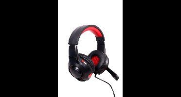 Gembird GHS-U-5.1-01 hoofdtelefoon/headset Bedraad Hoofdband Gamen Zwart, Rood