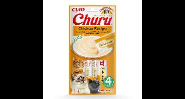 INABA Churu Kip - Kattensnoepje - 4x14 g