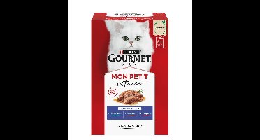 GOURMET Mon Petit Fish Mix - nat kattenvoer - 6 x 50 g
