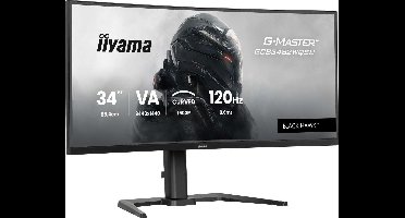 iiyama GCB3482WQSU-B1 computer monitor 86,4 cm (34") 3440 x 1440 Pixels UltraWide Quad HD LED Zwart