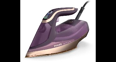 Philips DST8040/30 strijkijzer Stoomstrijkijzer SteamGlide Elite-zoolplaat 3000 W Paars