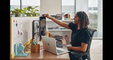 HP Poly Blackwire 3225 stereo USB-C-headset + 3,5 mm stekker + USB-C/A-adapter (bulk)