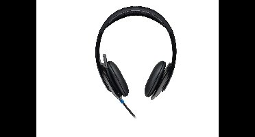 Logitech H540 USB Computer Headset Met high-definition geluid en knoppen op het oorstuk
